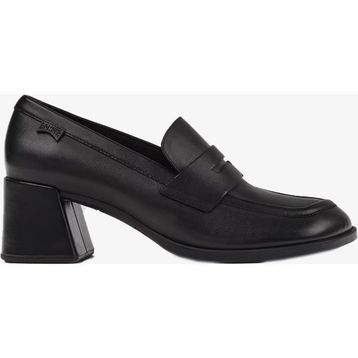 Camper Kora K201798-001 Siyah Deri Kadın Makosen Loafer Ayakkabı