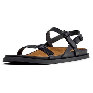 Camper Lluc Sandal K201883-001 Deri Black Siyah Kadın Sandalet