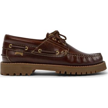 Camper Nautico 15233-001 Brown Kahverengi Deri Erkek Tekne Ayakkabısı