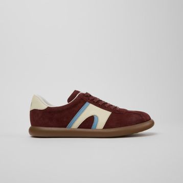 Camper Pelotas Soller K201608-037 Bordo Nubuk Deri Kadın Günlük Ayakkabı