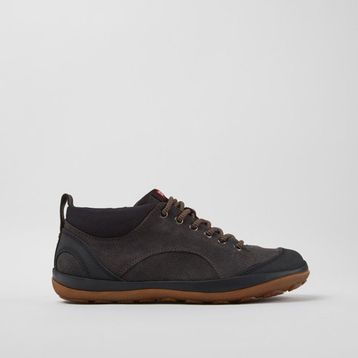 Camper Peu Pista GM Gore-Tex K300556-001 Gri Süet ve Tekstil Erkek Günlük Ayakkabı