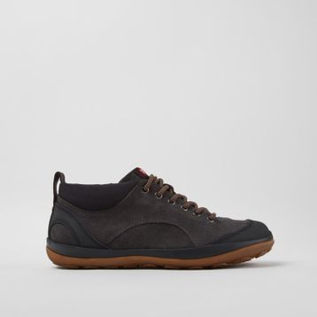 Camper Peu Pista GM Gore-Tex K300556-001 Gri Süet ve Tekstil Erkek Günlük Ayakkabı