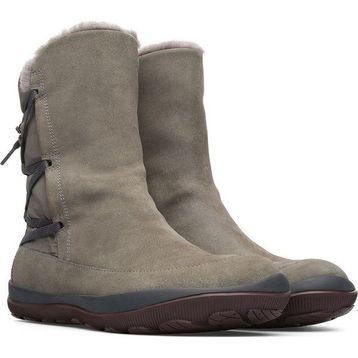 Camper Peu Pista GM GORE-TEX K400481-027 Gri Nubuk Tekstil Kadın Bot