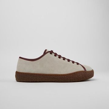 Camper Peu Terreno K101059-006 Bej Süet ve Deri Erkek Günlük Ayakkabı