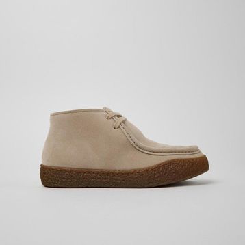 Camper Peu Terreno K400813-005 Bej Süet Kadın Bot