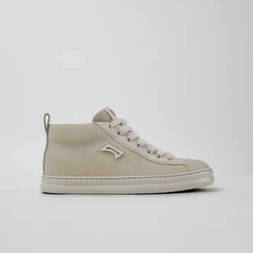Camper Runner K400854-002 Bej Deri Nubuk Kadın Spor Ayakkabı
