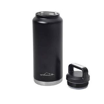 Campout NG163 1000 ml Çift Katmanlı Siyah Termos
