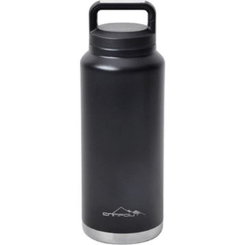 Campout NG163 1000 ml Çift Katmanlı Siyah Termos