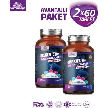 Camrusepa All In Multivitamin Complex 2x60 Tablet