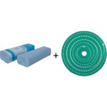 Can 115 mm Polisaj Keçe ve Yıldız Mavi Cila Takımı
