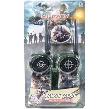 Can-Em Oyuncak Walkie Talkie Askeri Bas Konuş 2'li Oyuncak Telsiz Seti