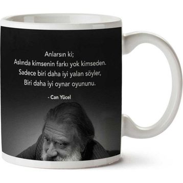 Can Yücel Anlarsın Ki Baskılı Kupa Bardak