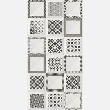 Çanakkale Seramik RP-8394 Aria Siyah 30x60 cm Modern Duvar Karosu