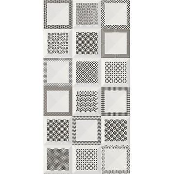 Çanakkale Seramik RP-8394 Aria Siyah 30x60 cm Modern Duvar Karosu
