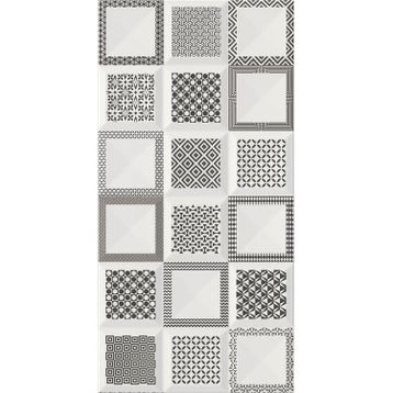 Çanakkale Seramik RP-8394 Aria Siyah 30x60 cm Modern Duvar Karosu
