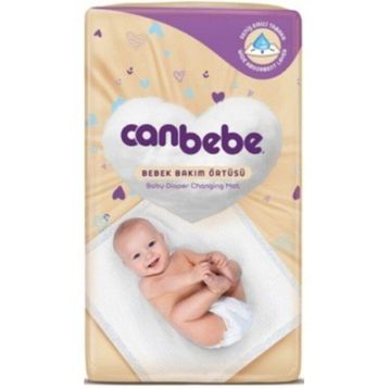 Canbebe 60x60 cm 10'lu Bebek Bakım Örtüsü