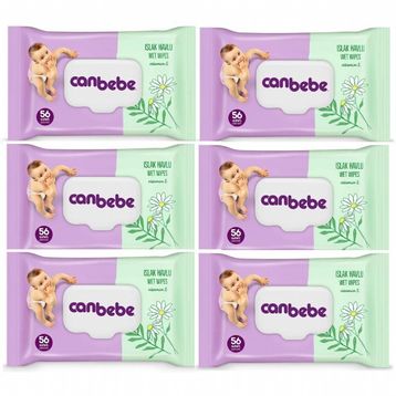 Canbebe 6x56 Adet Islak Mendil