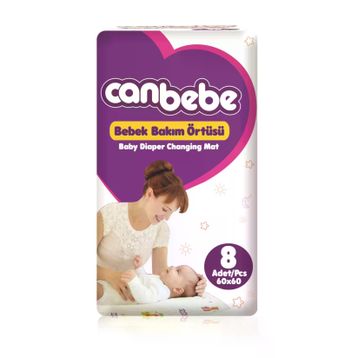 Canbebe 8x2 16 Adet Bebek Bakım Örtüsü