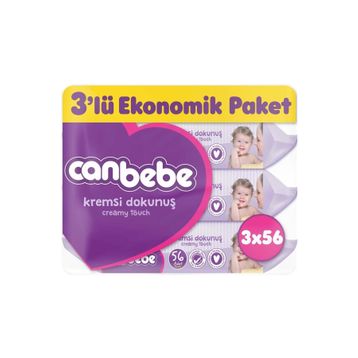 Canbebe Kremsi Dokunuş 36'lı 2016 Yaprak Islak Havlu Mendil Seti
