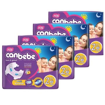 Canbebe No:2 Mini 272 Adet Bebek Bezi