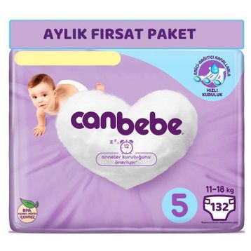 Canbebe No:5 Junior 132 Adet Bebek Bezi