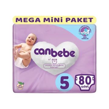 Canbebe No:5 Junior 80 Adet Bebek Bezi