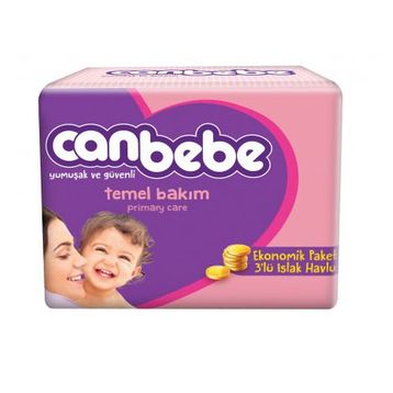 Canbebe Temel Bakım 3x56 Adet Islak Mendil