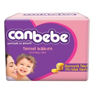 Canbebe Temel Bakım 3x56 Adet Islak Mendil
