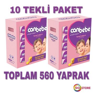 Canbebe Temel Bakım 5'li 56 Adet Islak Havlu