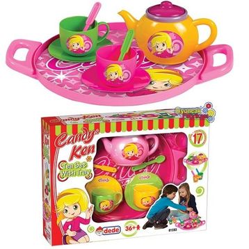 Candy 01593 Tepsili Çay Seti