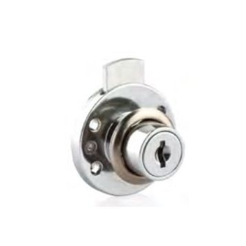 Canex 19 mm Yuvarlak Çekmece Kilidi