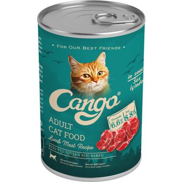 Cango Biftekli Yetişkin 415 gr Yaş Kedi Mama