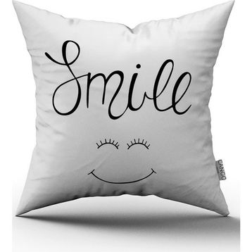 Cango Home CGH471 - 43 x 43 cm - Renkli Dijital Baskı Kırlent Yastık Kılıfı