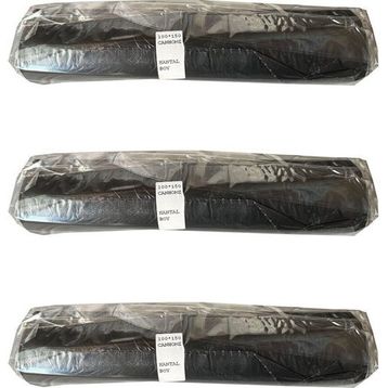 Canhome 240 lt 100x150 cm 600 gr 10 Adetlik 3 Rulo Siyah Hantal Konteyner Çöp Torbası