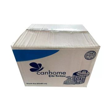 Canhome Mavi Büyük Boy 10 Adetlik 20 Rulo Battal 65x80 cm 30 lt Çöp Poşeti