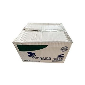 Canhome Mavi Büyük Boy Battal 75x90 cm 10 Adetlik 50 Rulo 30 lt Çöp Poşeti