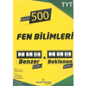 Canım Hocam Yayınları TYT Fen Bilimleri Kamp 500 Deneme