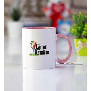 Canım Kendim Pembe Kupa Bardak