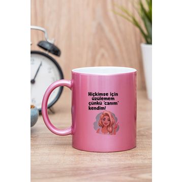 Canım Kendim Pembe Kupa Bardak