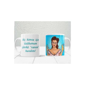 Canım Kendim Pembe Kupa Bardak