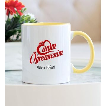 Canım Öğretmenim Sarı Kupa Bardak