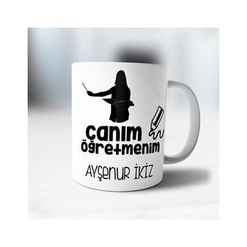 Canım Öğretmenim Sarı Kupa Bardak