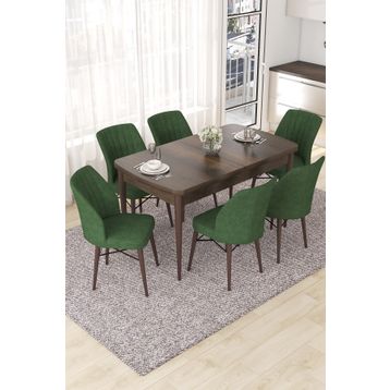Canisa Concept Nef Serisi 70x114 CM Açılabilir Mdf Barok Mutfak Masası