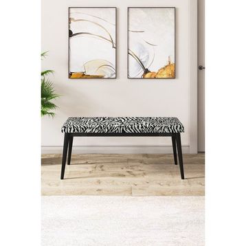 Canisa Concept Pera Serisi 40 cm Siyah Gürgen Tam İskelet Kumaş Bench