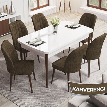 Canisa Concept Rio Açılabilir 80x132 cm MDF Mutfak Masası