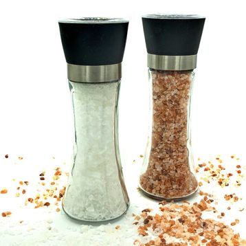 Çankırı Tuzcusu 2x200 gr Seramik Bıçaklı Ayarlanabilir Tuz Değirmeni
