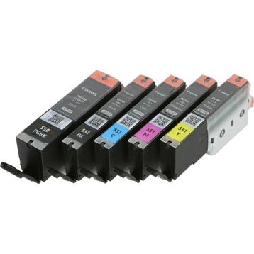 Canon 1 Takım PGI 550/ CLI 551 5 Renk Kurtuş