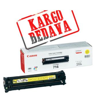 Canon 716 Sarı 1500 Sayfa Kapasiteli Toner