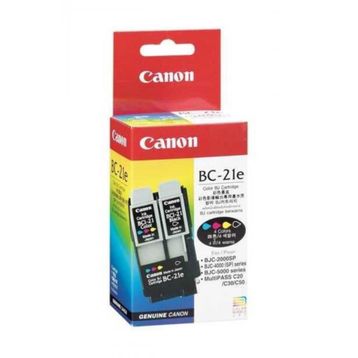 Canon BC-21E Mürekkep Baskı Kafası + Siyah ve Renkli Kartuşu