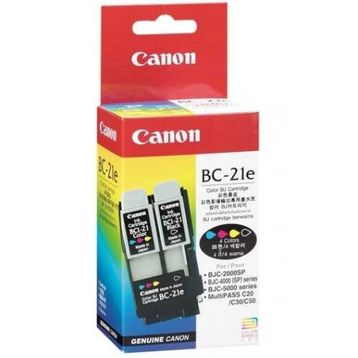 Canon BC-21E Mürekkep Baskı Kafası + Siyah ve Renkli Kartuşu